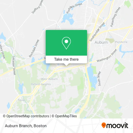 Auburn Branch map