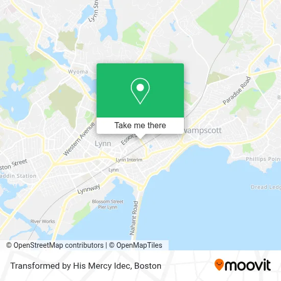 Transformed by His Mercy Idec map