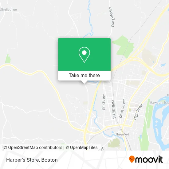 Harper's Store map