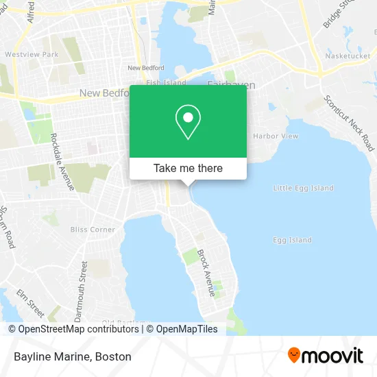 Bayline Marine map