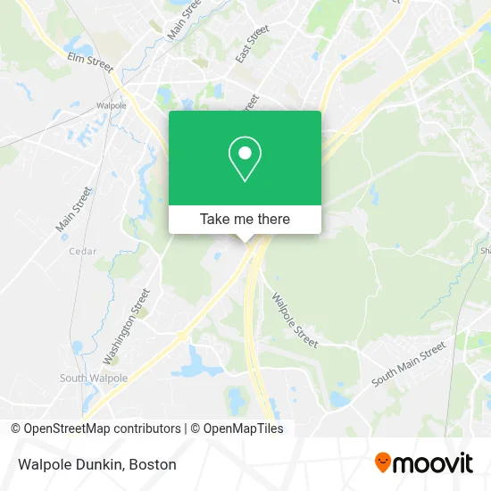 Walpole Dunkin map