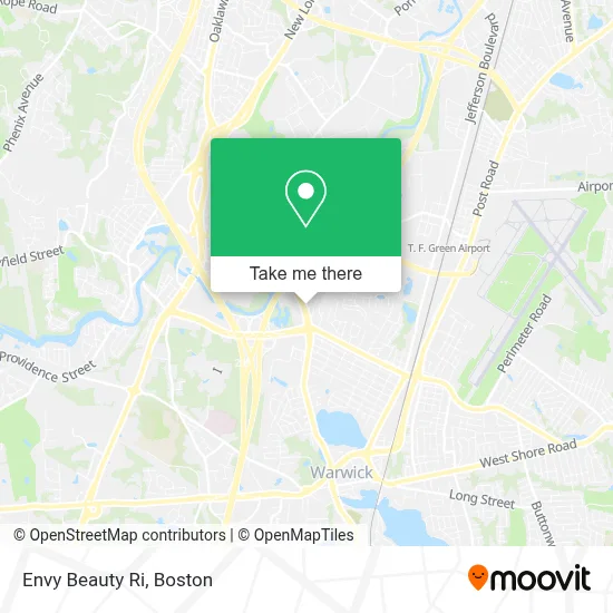 Envy Beauty Ri map