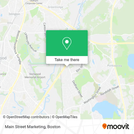 Main Street Marketing map