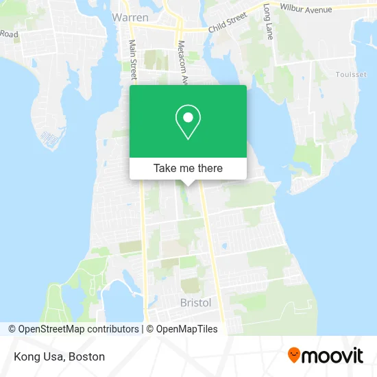 Kong Usa map