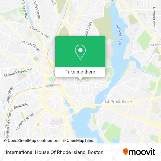International House Of Rhode Island map