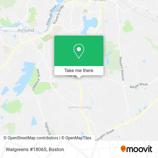 Walgreens #18065 map