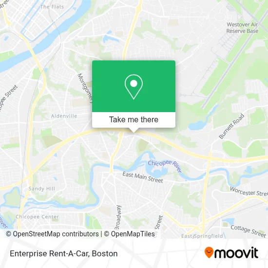 Enterprise Rent-A-Car map