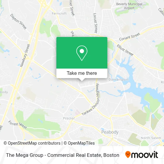 The Mega Group - Commercial Real Estate map