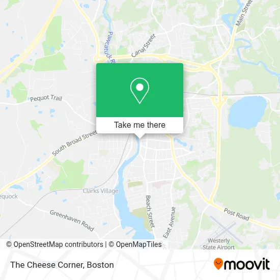 The Cheese Corner map