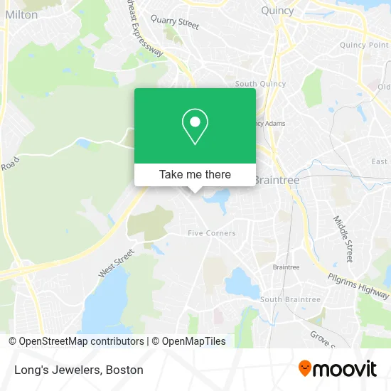Long's Jewelers map