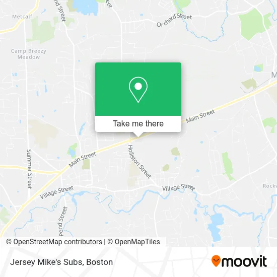 Jersey Mike's Subs map