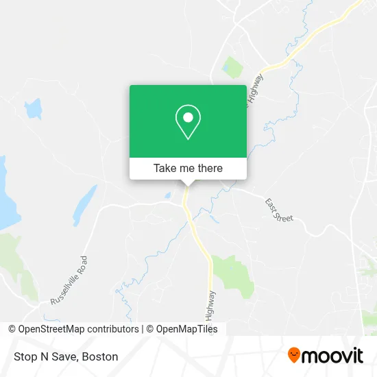 Stop N Save map