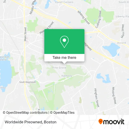 Worldwide Preowned map