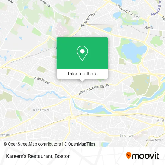 Kareem's Restaurant map