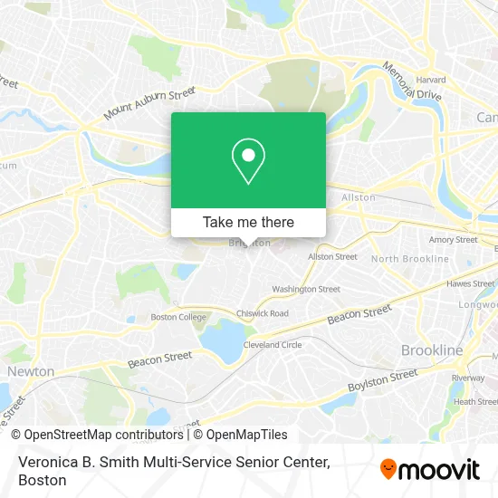 Veronica B. Smith Multi-Service Senior Center map