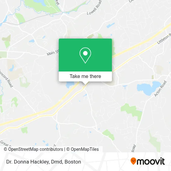 Dr. Donna Hackley, Dmd map