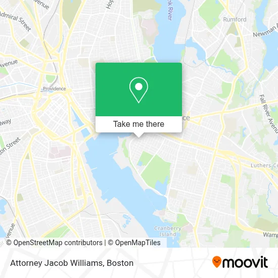Attorney Jacob Williams map