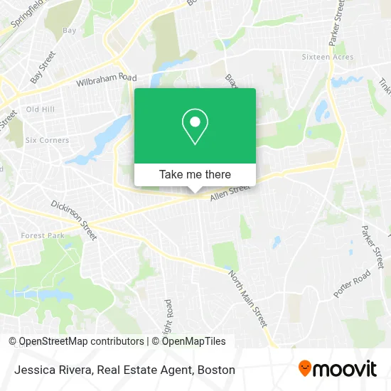 Jessica Rivera, Real Estate Agent map