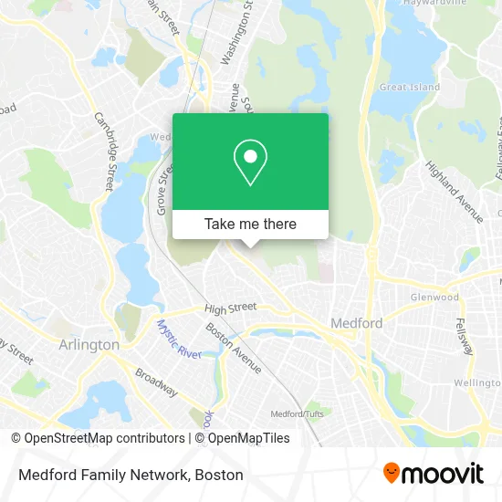 Medford Family Network map