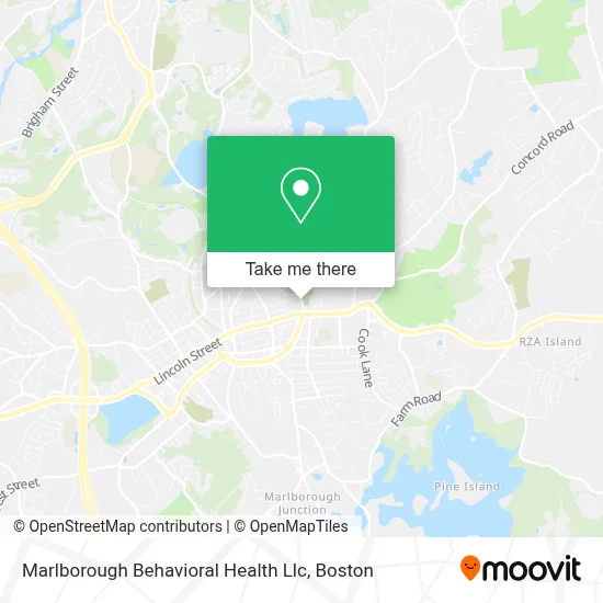 Marlborough Behavioral Health Llc map