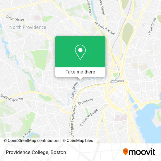 Providence College map