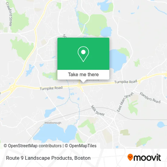 Route 9 Landscape Products map