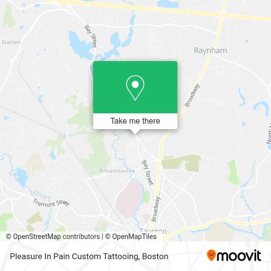 Pleasure In Pain Custom Tattooing map