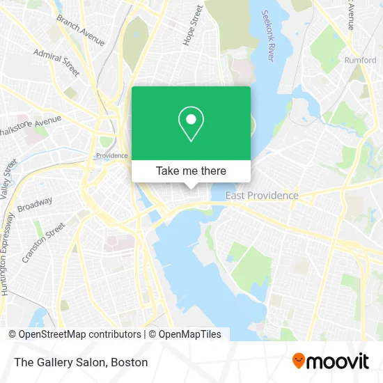 The Gallery Salon map