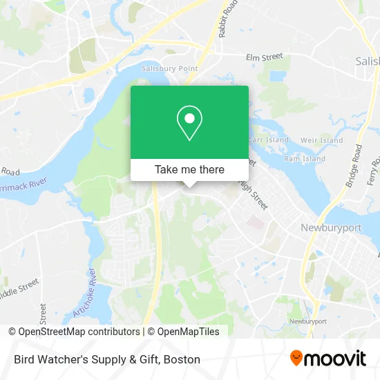 Bird Watcher's Supply & Gift map