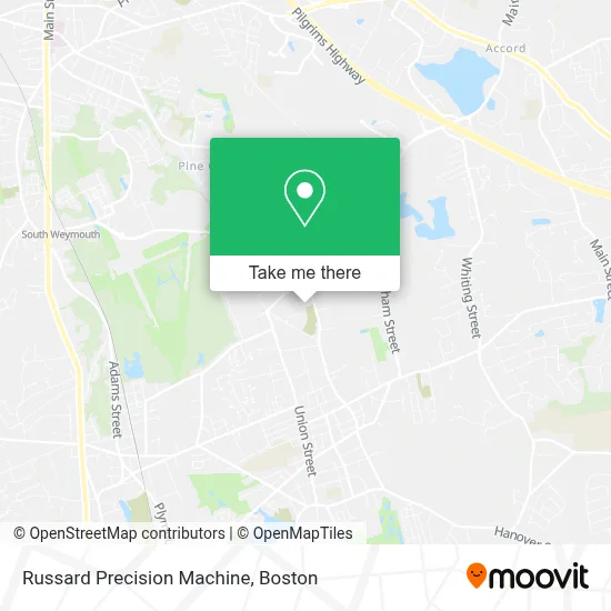 Russard Precision Machine map