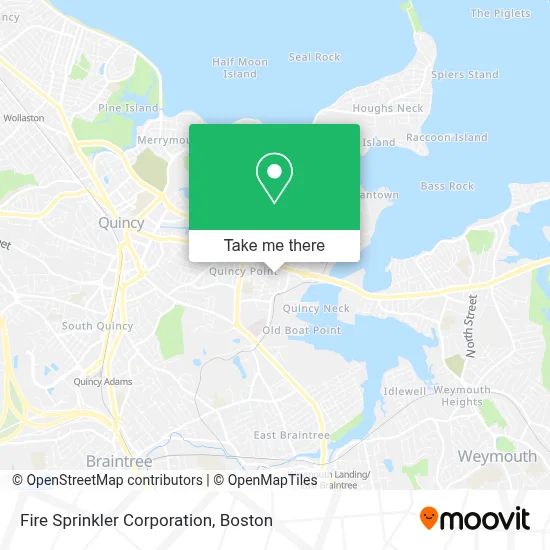 Fire Sprinkler Corporation map
