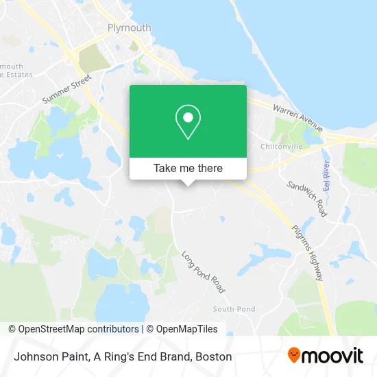 Johnson Paint, A Ring's End Brand map