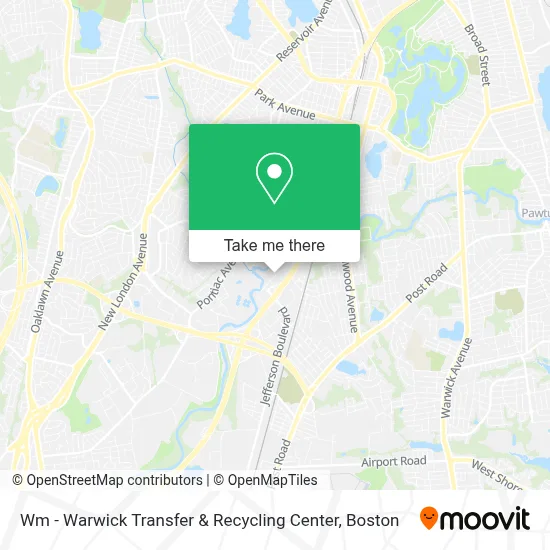 Wm - Warwick Transfer & Recycling Center map