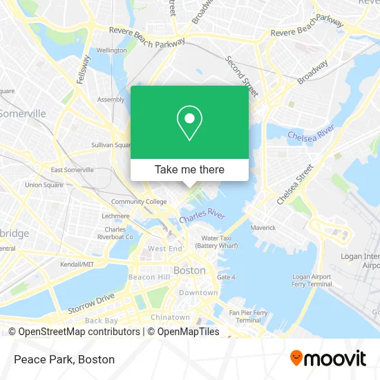 Peace Park map