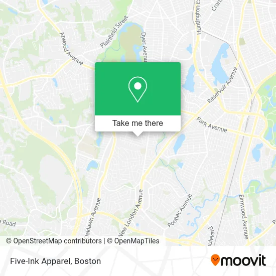 Five-Ink Apparel map