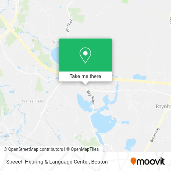 Speech Hearing & Language Center map