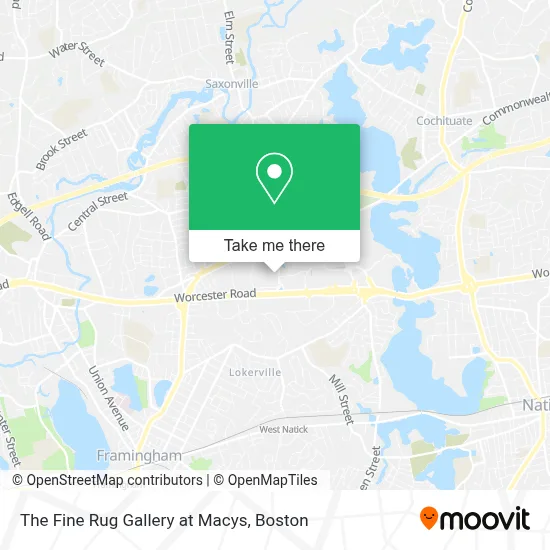 The Fine Rug Gallery at Macys map