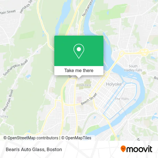 Bean's Auto Glass map