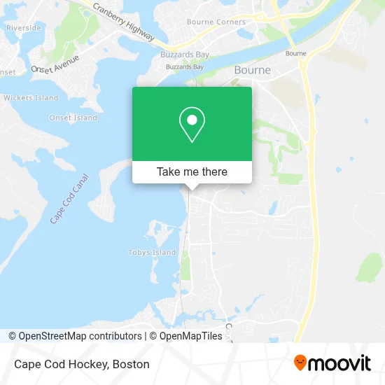 Cape Cod Hockey map