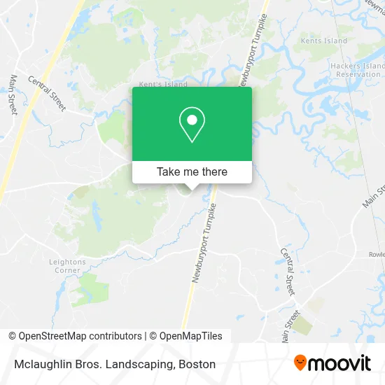 Mclaughlin Bros. Landscaping map