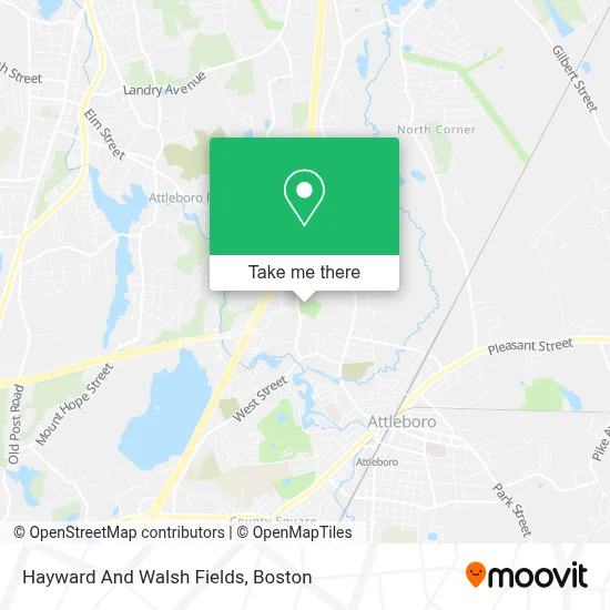Hayward And Walsh Fields map