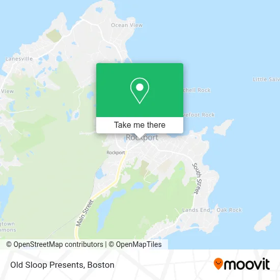 Old Sloop Presents map