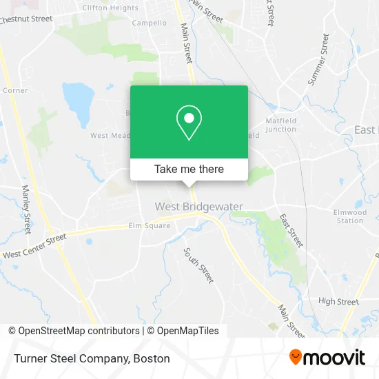 Turner Steel Company map