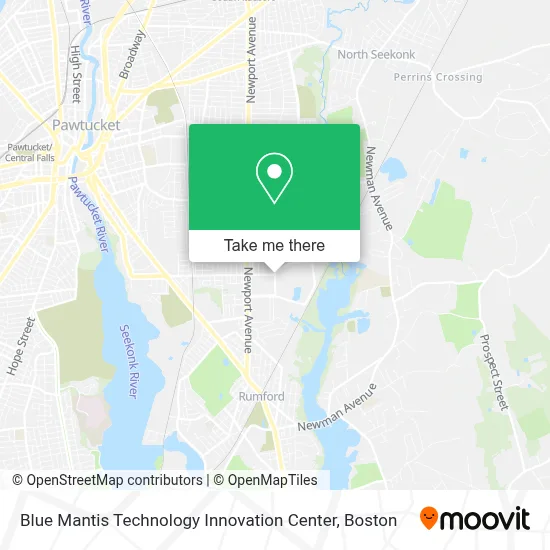 Blue Mantis Technology Innovation Center map