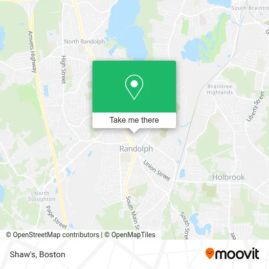 Shaw's map