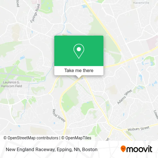 New England Raceway, Epping, Nh map