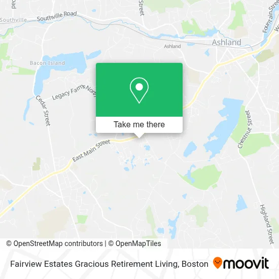 Fairview Estates Gracious Retirement Living map