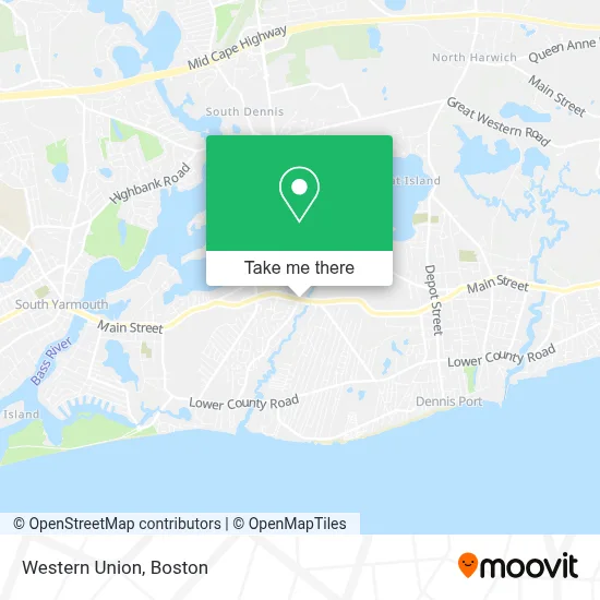 Western Union map