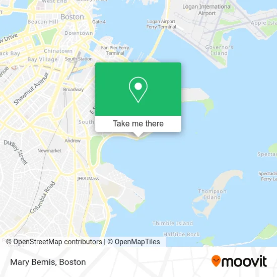 Mary Bemis map