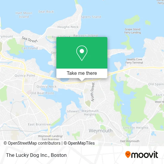 The Lucky Dog Inc. map